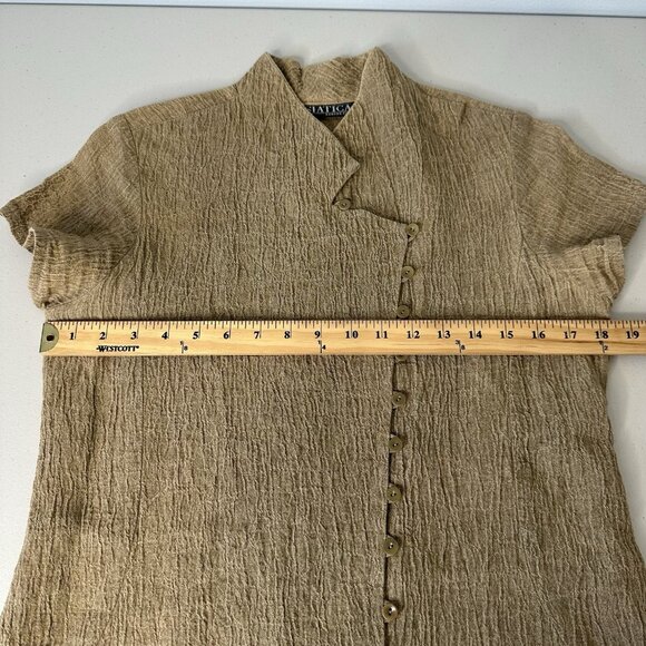 Vintage Asiatica Kansas City 2 Piece Set Dress Jacket Textured Medium - Picture 9 of 13